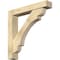 Ekena Millwork Olympic Block Rough Sawn Bracket w/ Offset Brace, Douglas Fir, 6"W x 34"D x 34"H BKT0604X34X34OLY05RDF - alternate 1